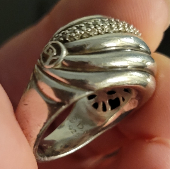 David Yurman diamonds dome ring - Picture 6 of 6